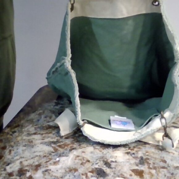 MICKEY MOUSE GREEN JEAN TOTE BAG - Picture 4 of 5